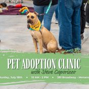 Pet Adoption Clinic With Steve Caporizzo